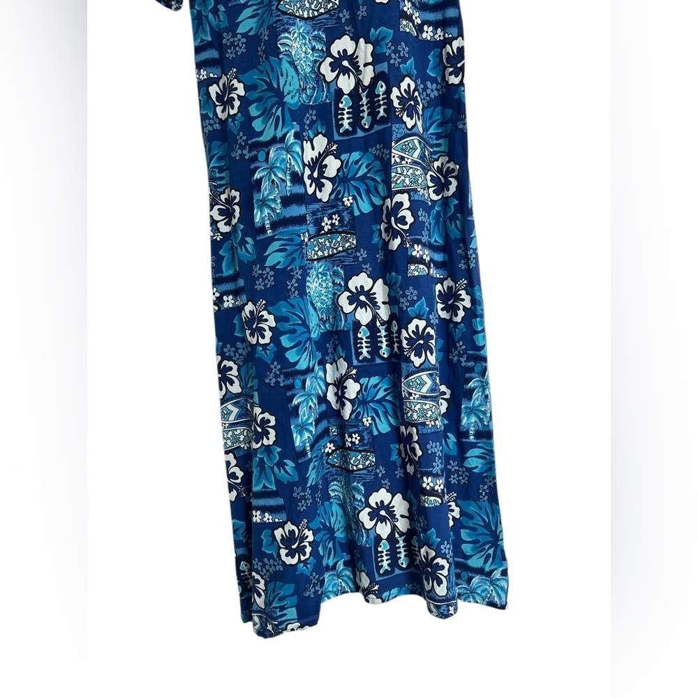 Dee Dee’s Hawaiian Dress Mumu Housedress Small Vi… - image 8